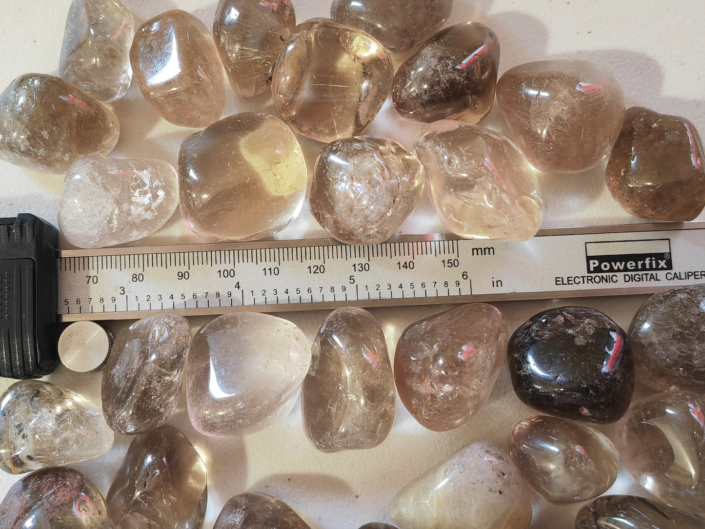 Smoky (Smokey) Quartz - Tumblestone A Grade - BRAZIL