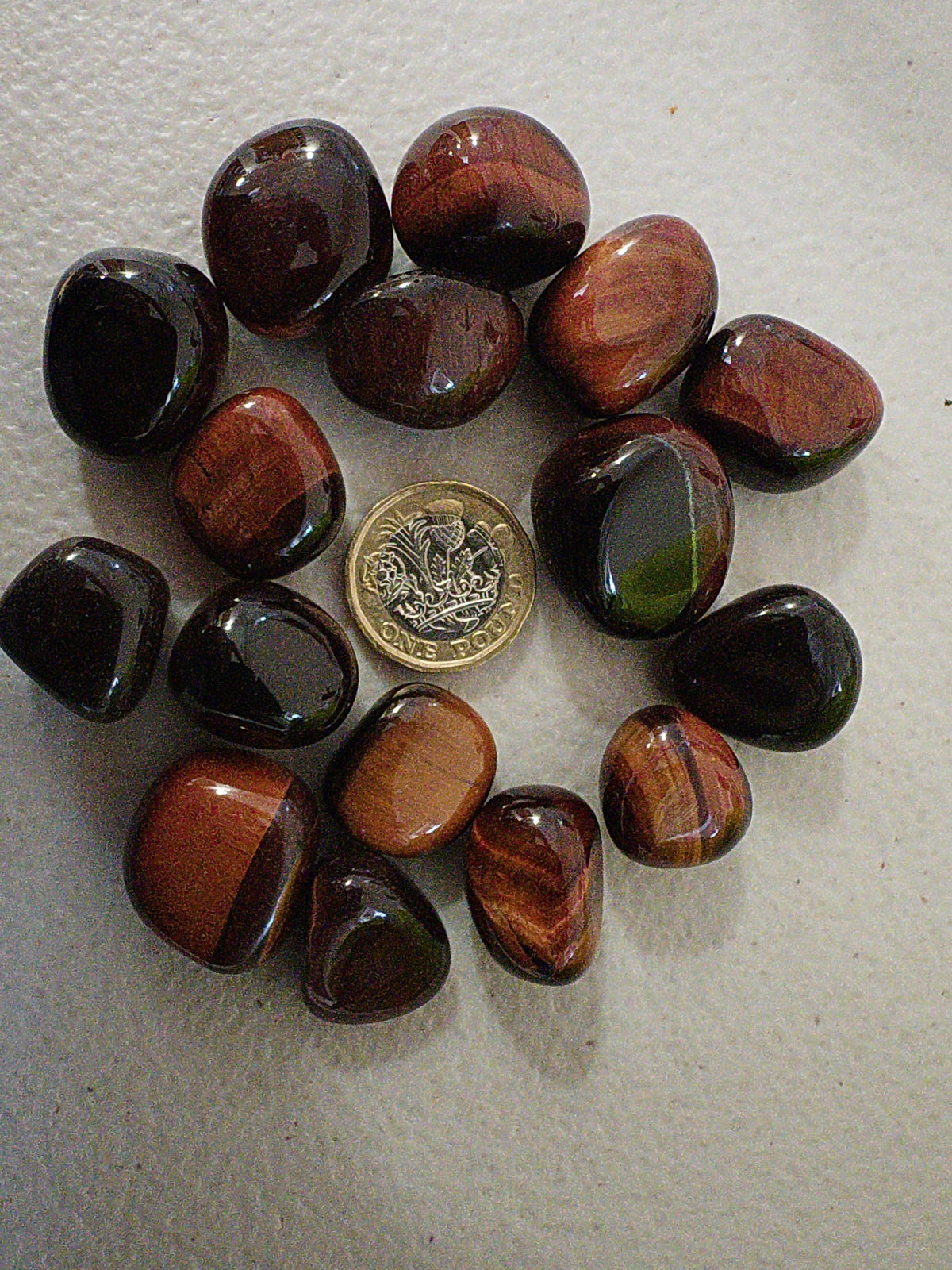 Tigers Eye Red - Tumblestone African Gemstone (The Survival Stone) AA GRADE