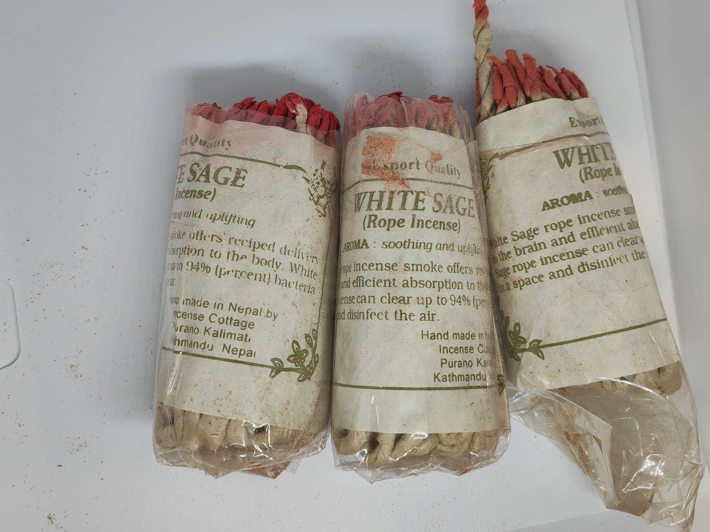 Earthstore® White Sage Rope Incense ROPE Apx 39 ropes per pack