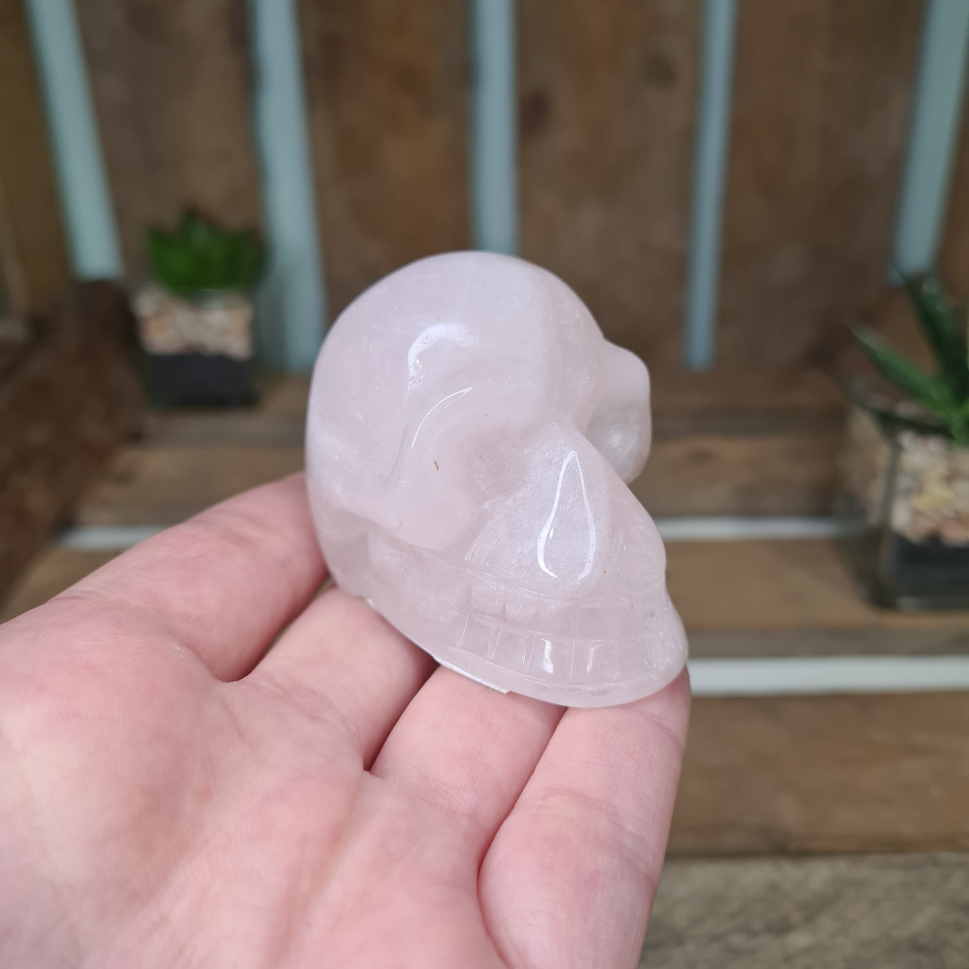 Earthstore® Rose Quartz Skull
