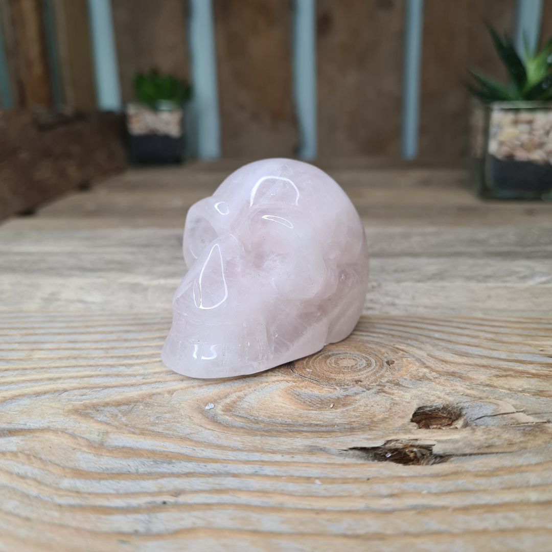 Earthstore® Rose Quartz Skull