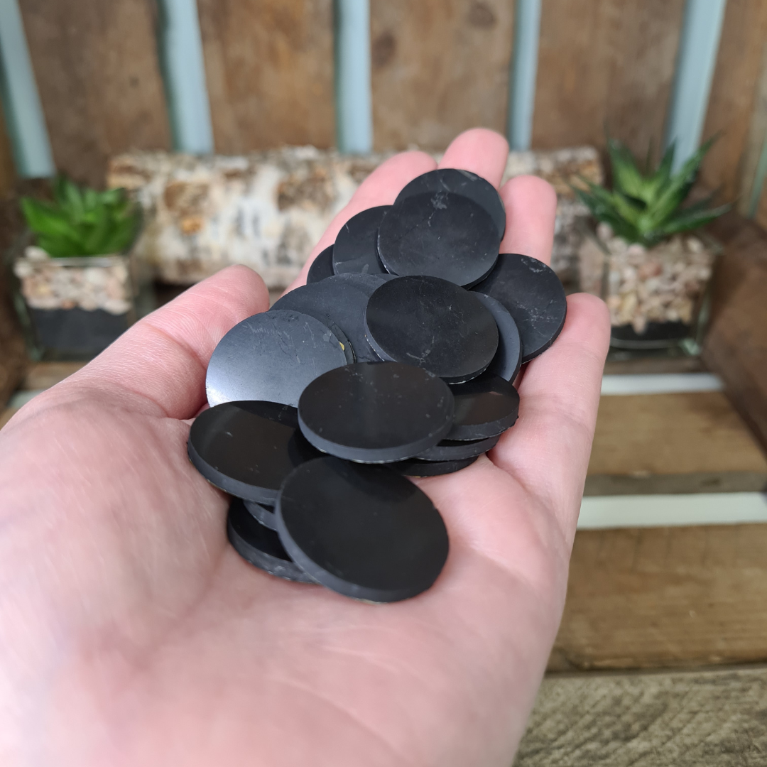 Earthstore® Shungite - Phone EMF Protection Plate Stickers (2 Shapes)